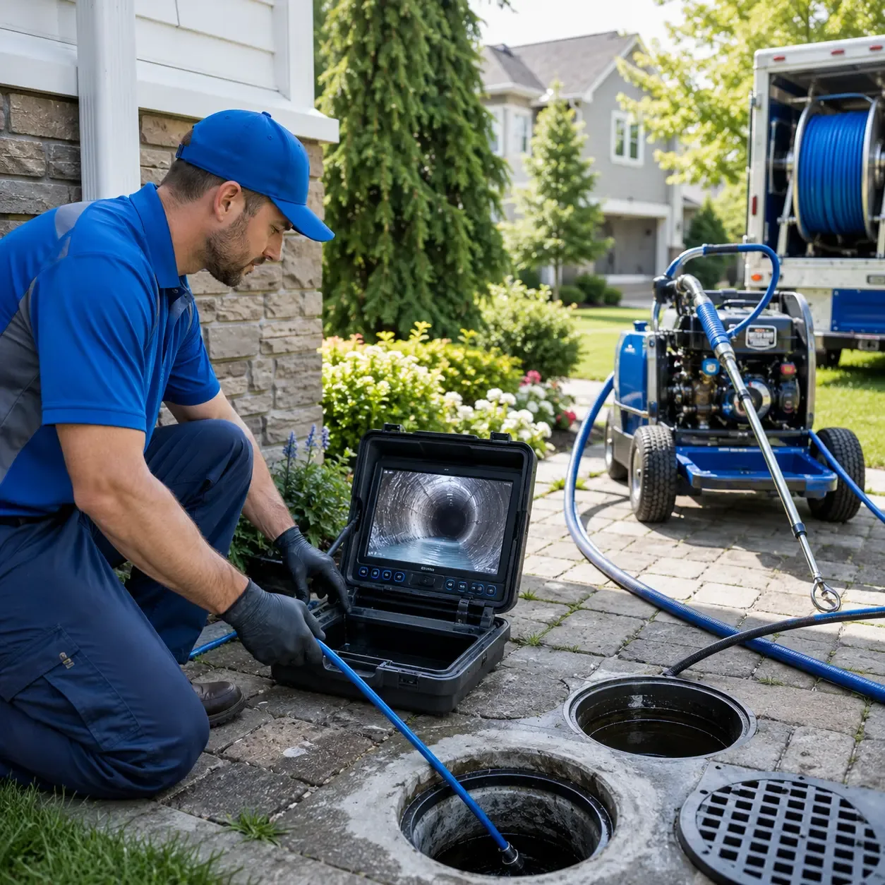 Outdoor drain cleaning professionals serving Collinwood, TN